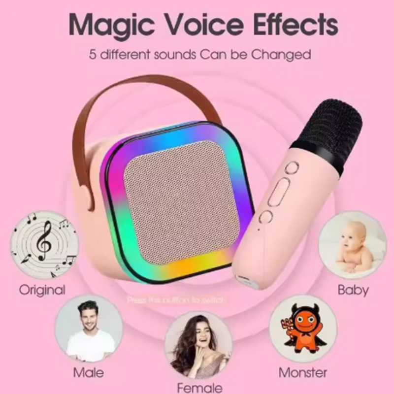 Electronic Gift - Máquina de Karaokê K12 Portátil com