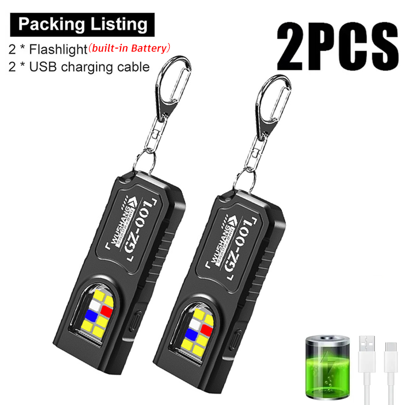 Mini Electronics Gadgets - Lanterna Multifuncional com Chaveiro, Lanterna Mini
