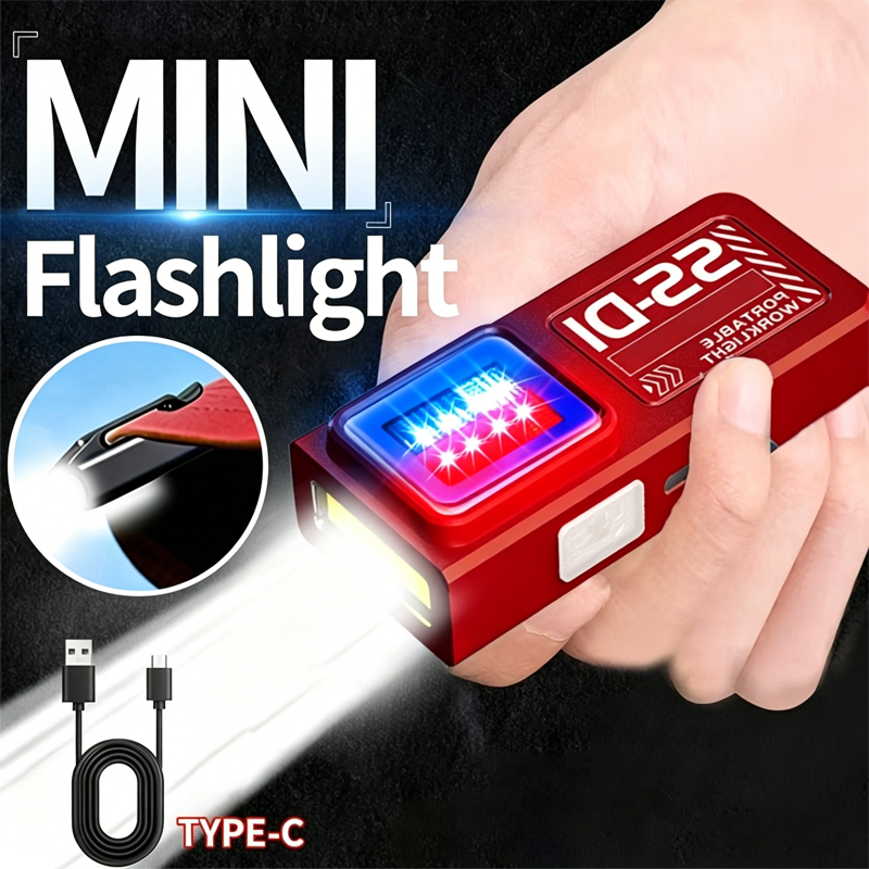 Mini Electronics Gadgets - 1/2PCS Mini Lanterna LED COB Recarregável