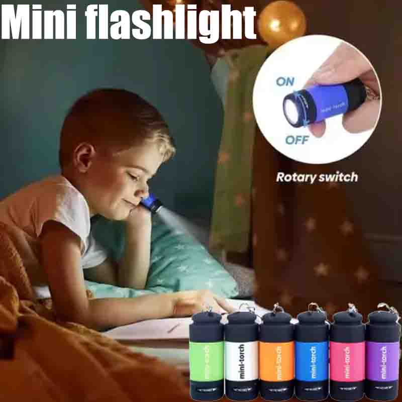 Mini Electronics Gadgets - Lanterna Mini Recarregável USB para Camping,