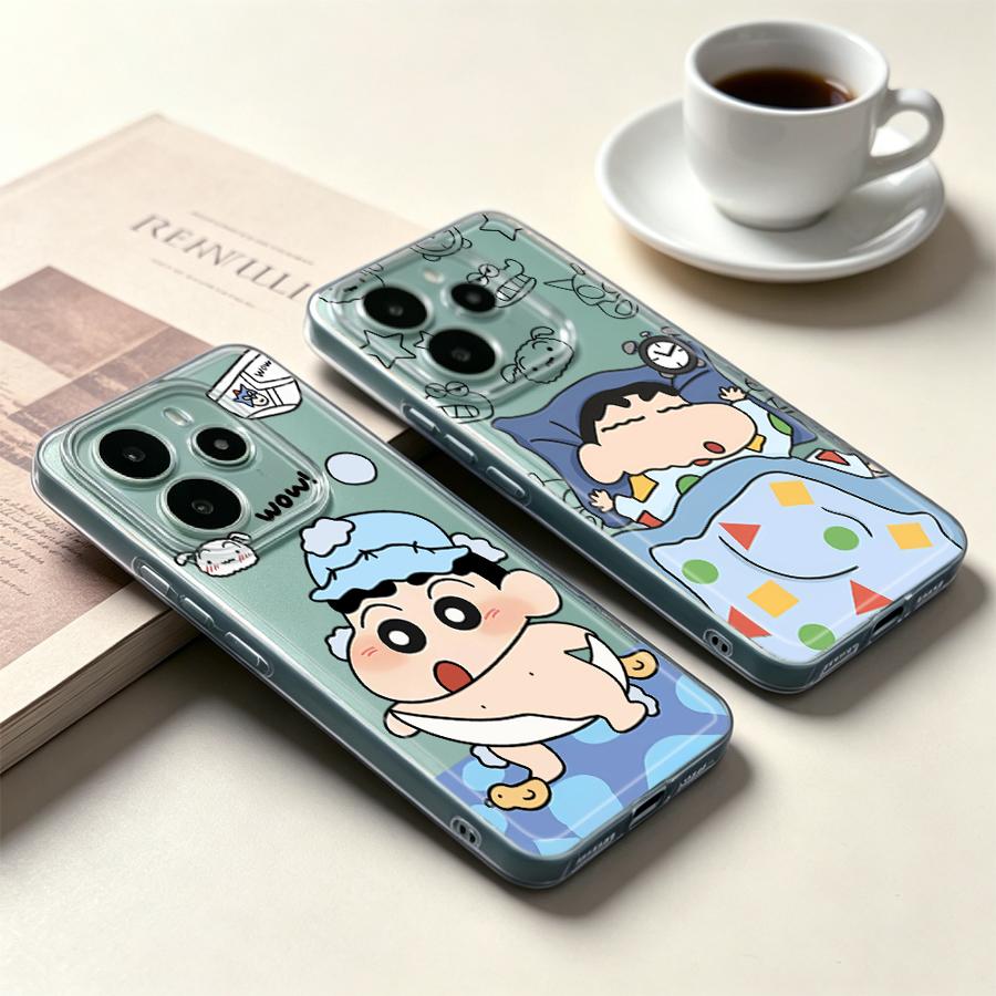 Xiaomi Redmi Note 13 - Capa Fofa Shin-Chan para Xiaomi Redmi