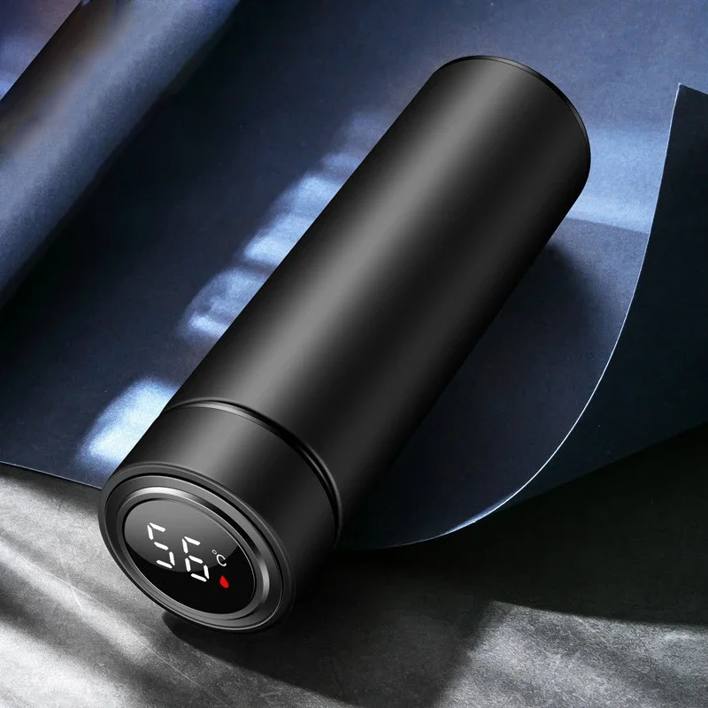 Smart Water Bottle Tracker - Copo Térmico Inteligente de 500ML com