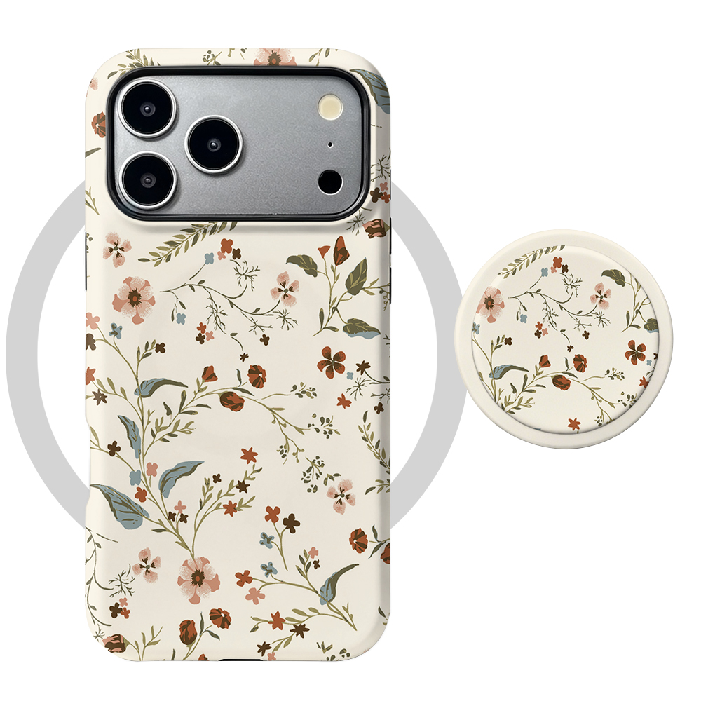 Huawei Nova 12 - Capa Magnética com Estampa de Flores