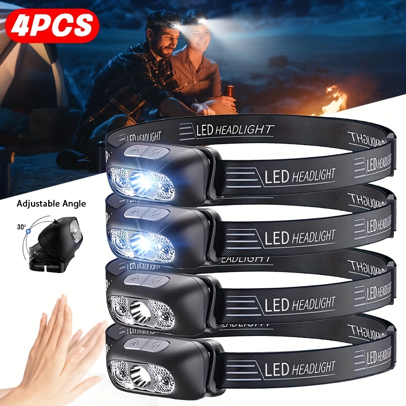 Mini Electronics Gadgets - Lanterna de Cabeça LED Ajustável com