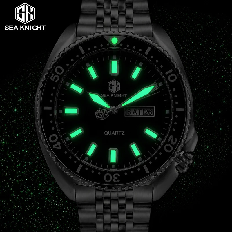 SEA KNIGHT Novo Relógio de Qua - Electronics Gadgets For Men avaliação e preço