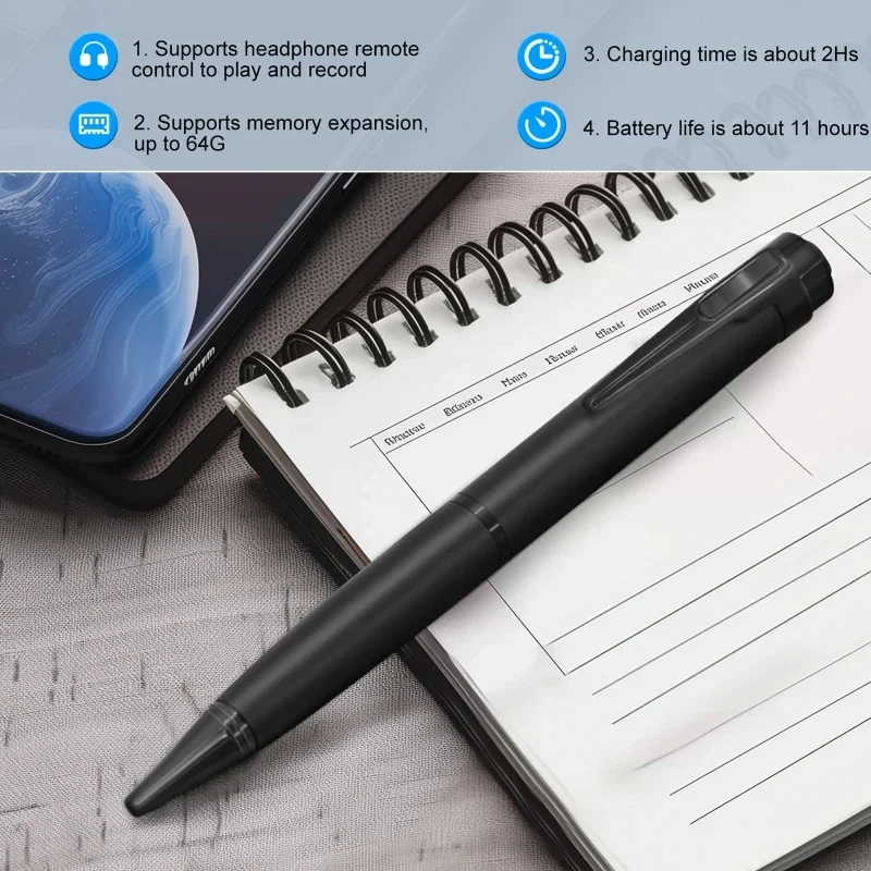 Caneta gravadora de voz digita - Voice Recorder Pen avaliação e preço