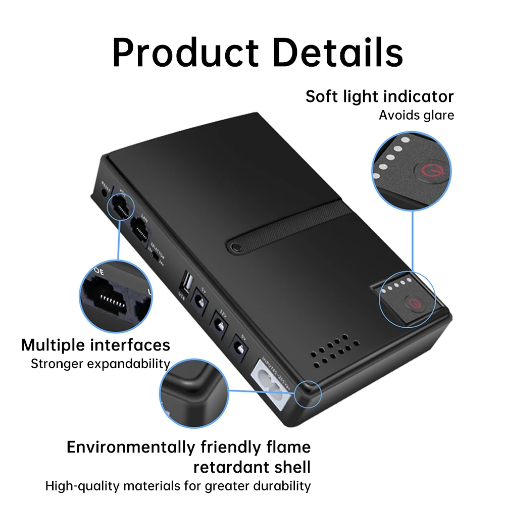 Fonte de Alimentação Mini UPS  - Portable Wifi Hotspot avaliação e preço