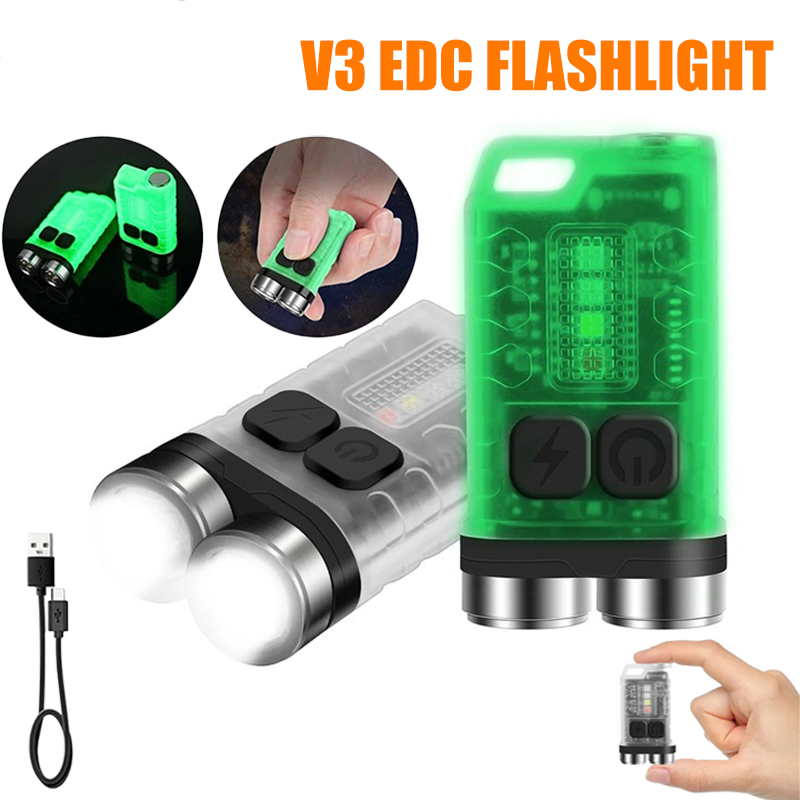 Lanterna Mini EDC V3 com Chave - Mini Electronics Gadgets avaliação e preço