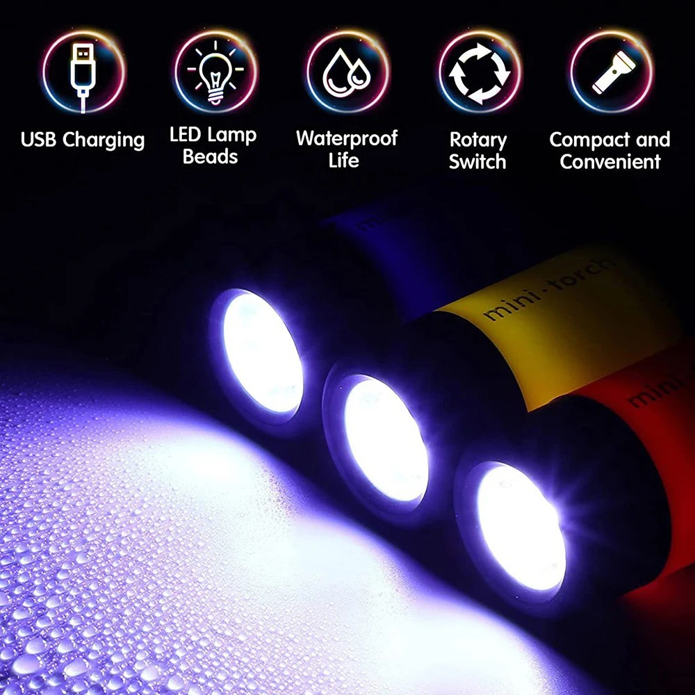 Lanterna Mini Recarregável USB - Mini Electronics Gadgets avaliação e preço