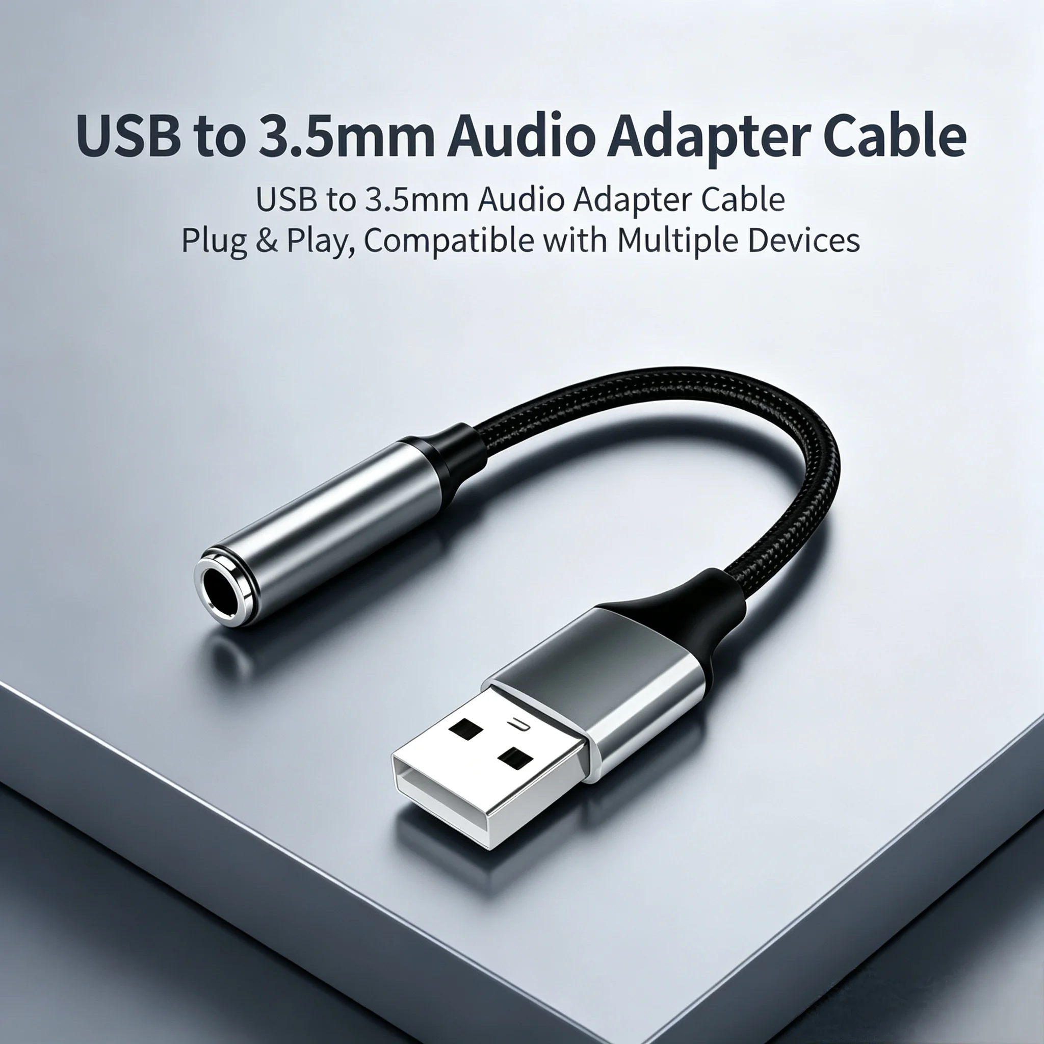 Adaptador de Cabo de Áudio USB - Usb Sound Card External avaliação e preço