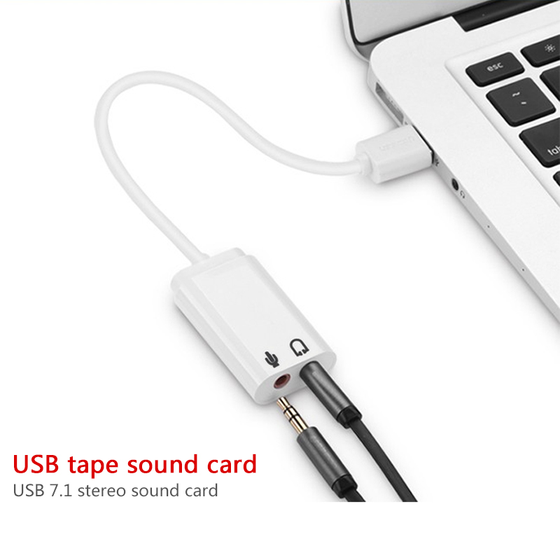 Adaptador audio da placa sadia - Usb Sound Card External avaliação e preço