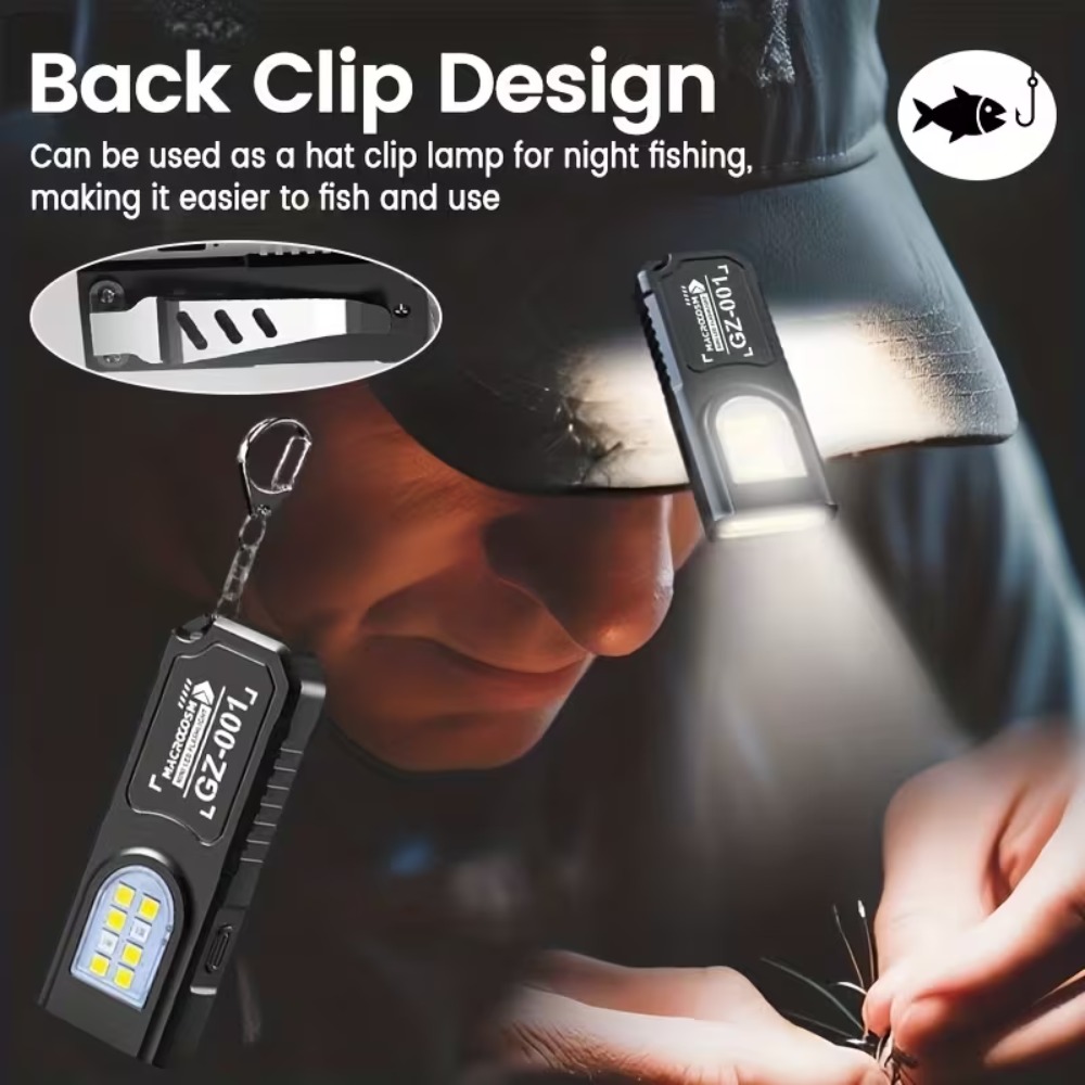 Mini cob led chaveiro lanterna - Mini Electronics Gadgets avaliação e preço